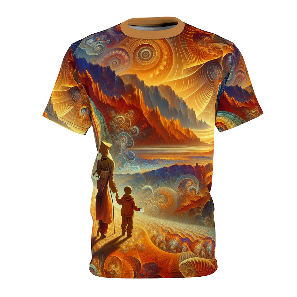 Thumbnail: Passing Wisdom Premium Tee, Vibrant T-Shirt, Unique Graphic Tee, Fathers Day