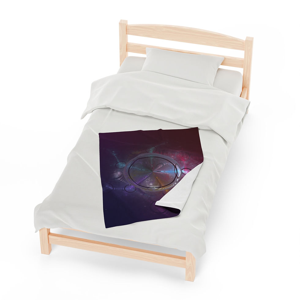 Thumbnail: Beyond The Void - Velveteen Plush Blanket