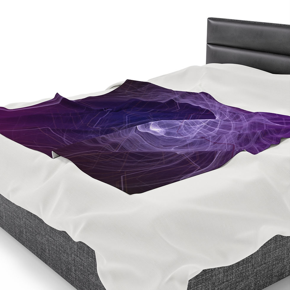 Thumbnail: Solstice Night - Velveteen Plush Blanket