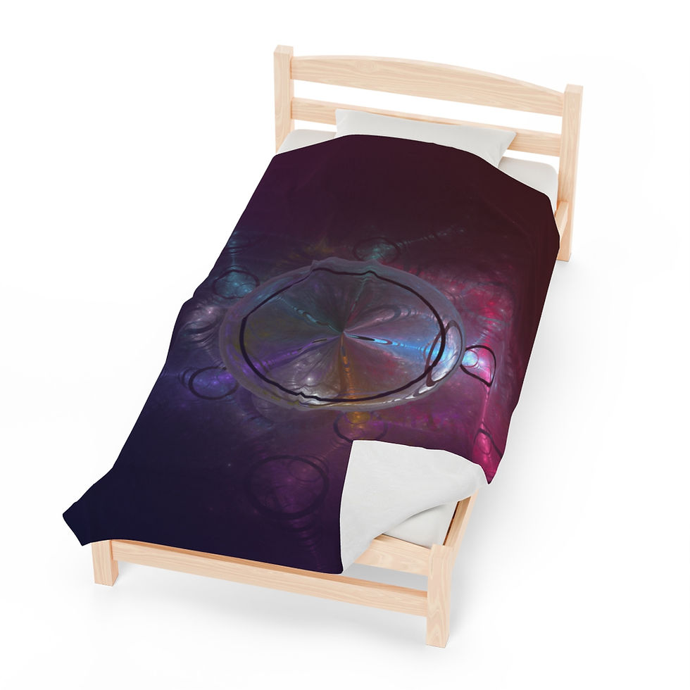 Thumbnail: Beyond The Void - Velveteen Plush Blanket