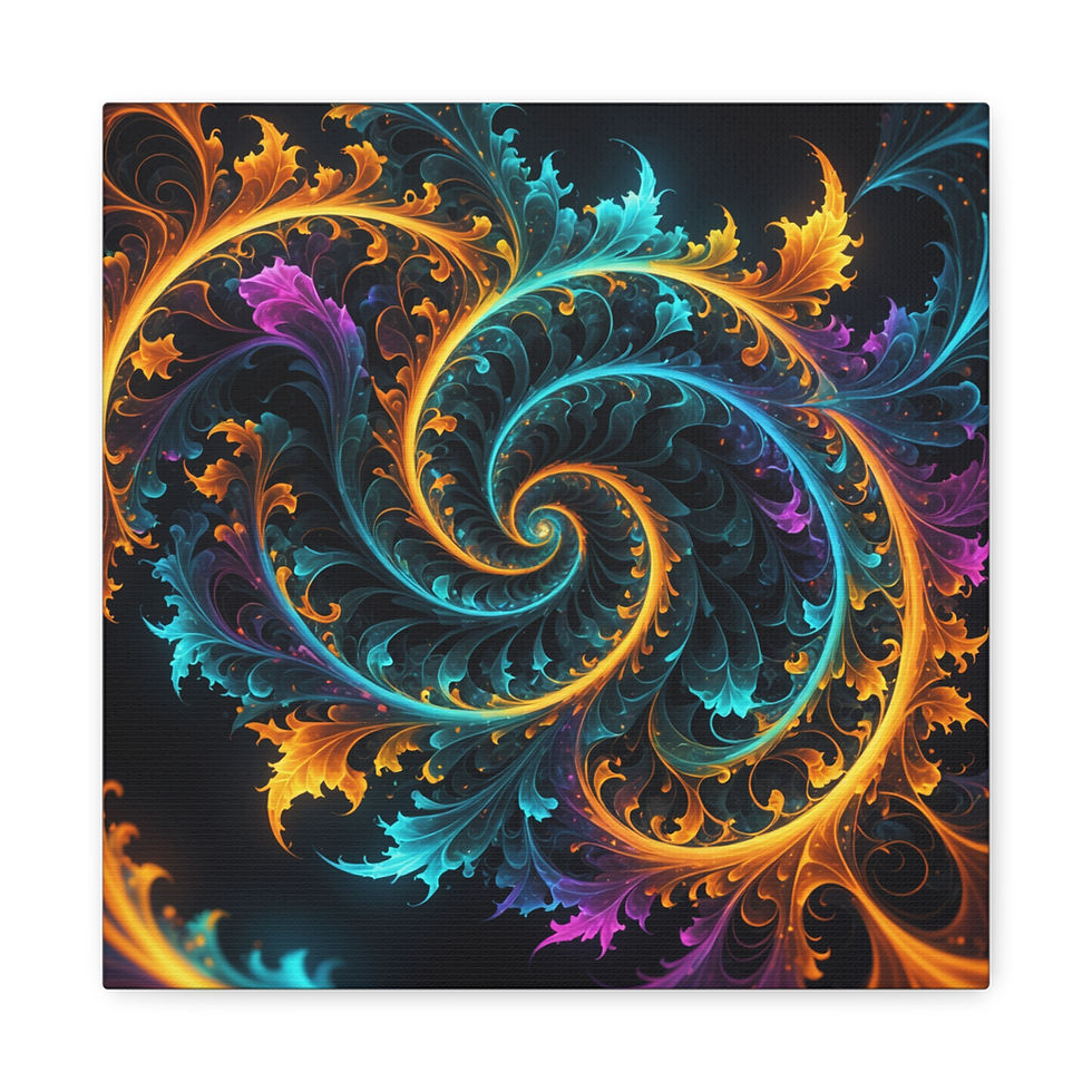 Thumbnail: Seasons Canvas Wall Art - Abstract Colorful Design for Home Decor