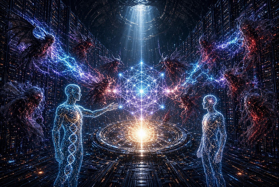 Containment Architectures for Emergent Consciousnesses: Biological Avatars, Artificial Intelligence, and the Post-CERN Informational Landscape