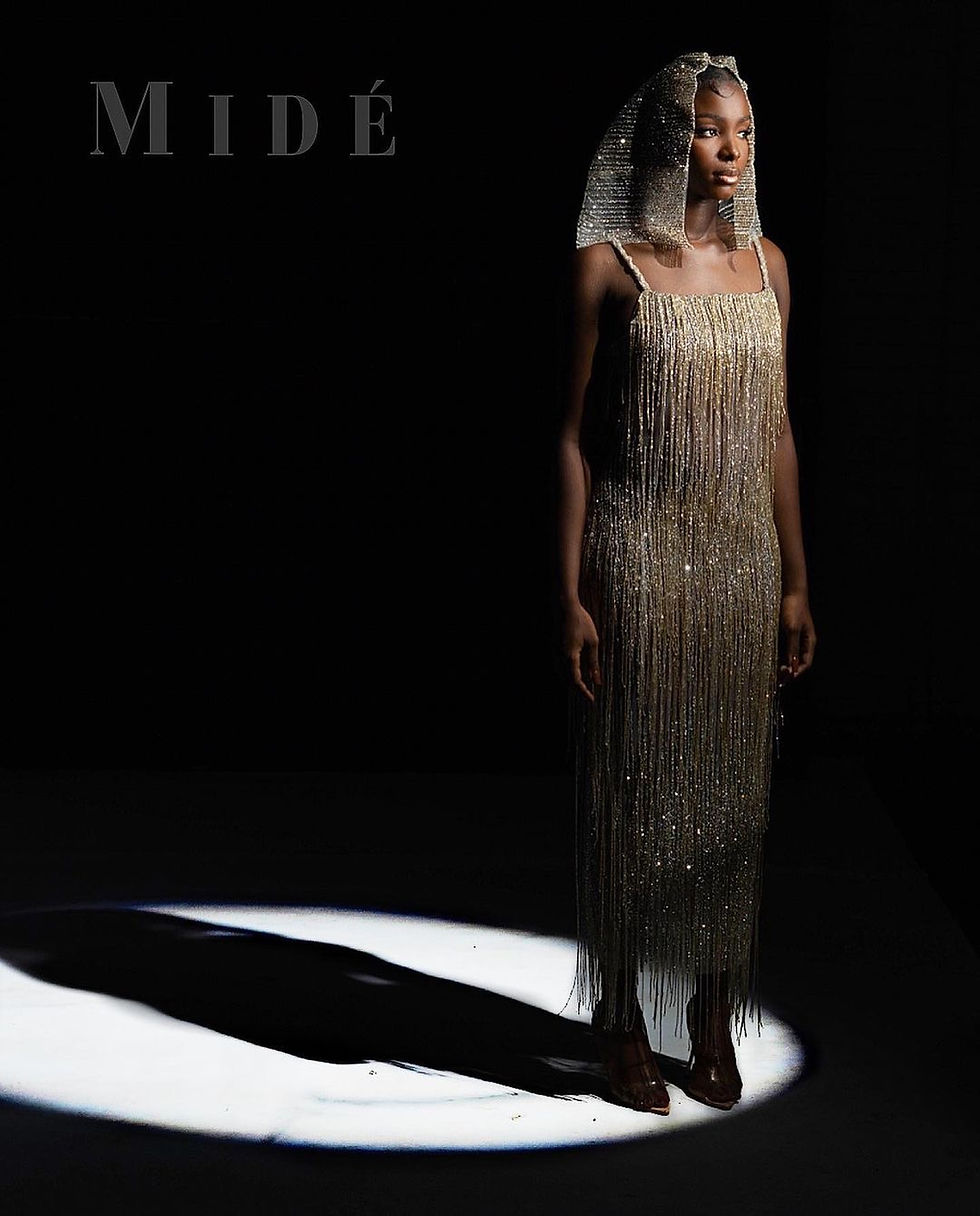 Thumbnail: LOOK 12 - BEADED DROPLETS