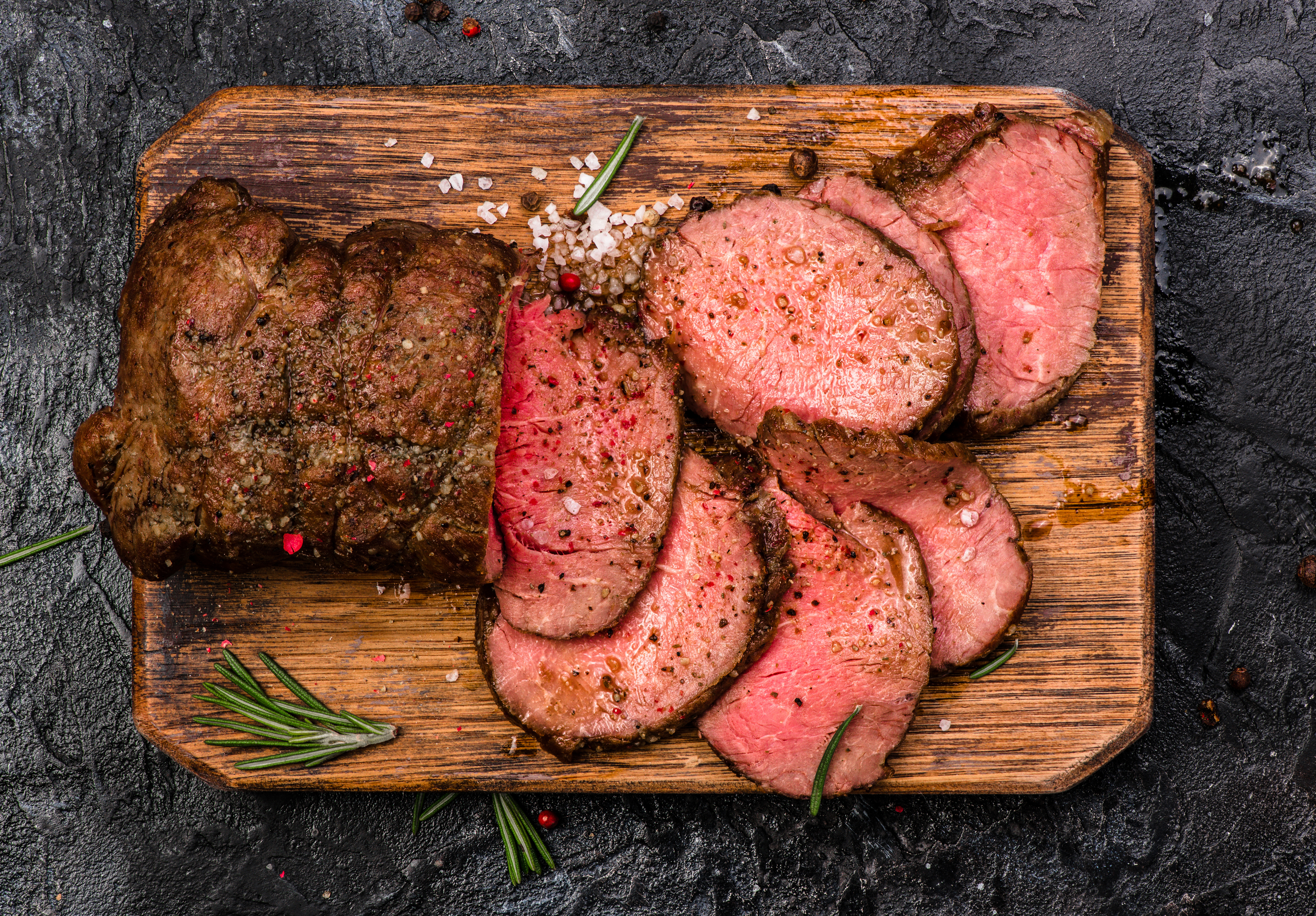 Roast beef de boeuf de pâturage