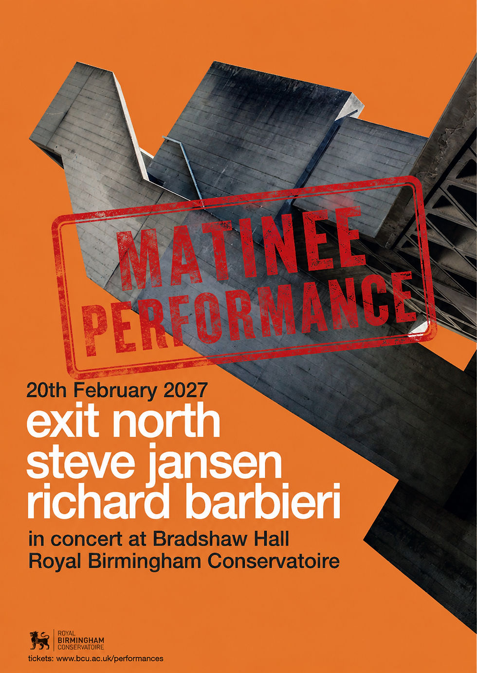 Birmingham Matinee Show Announcement