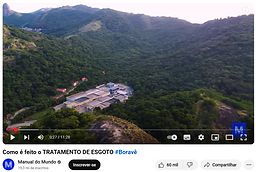 Como é feito o tratamento de Esgoto- vídeo