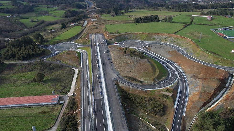 A autovía A-54. Fonte: Concello de Palas de Rei.