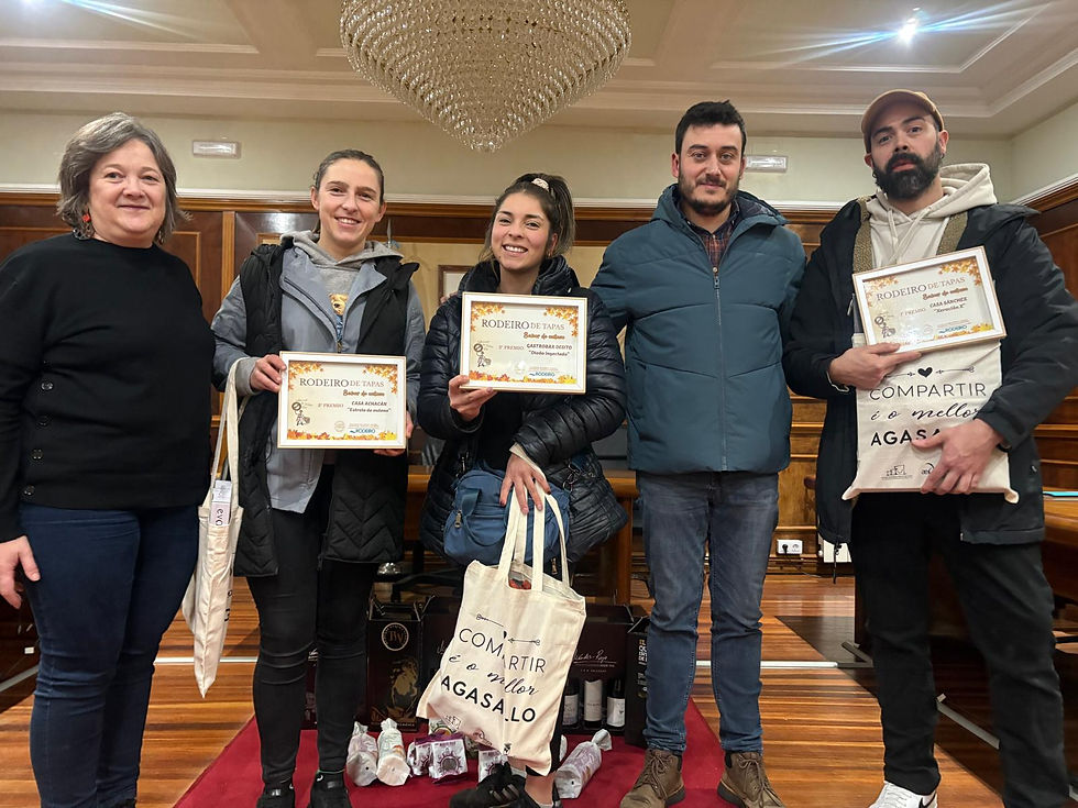 O Restaurante Casa Sánchez gaña o primeiro premio do Concurso de Tapas de Outono 2025 de Rodeiro