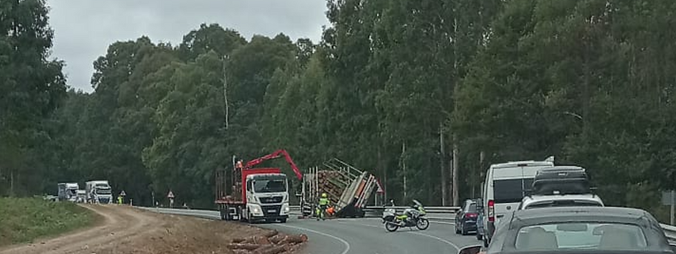 O accidente de onte. Autor: Cedida.