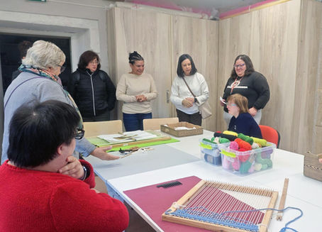 O centro de Cogami en Medelo recibe a visita do alumnado do centro de formación Fortec