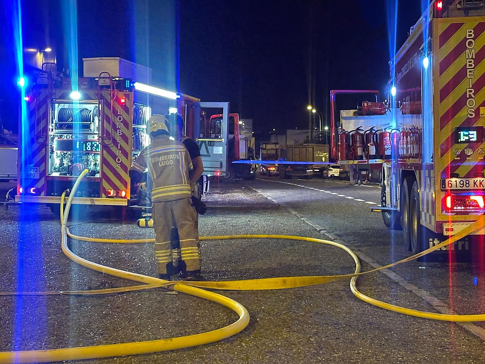 O incendio de onte,