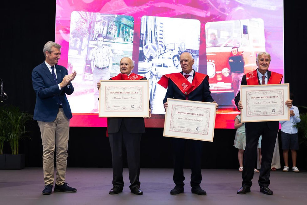 Autocares Rías Baixas celebrou en Silleda o seu 100 aniversario