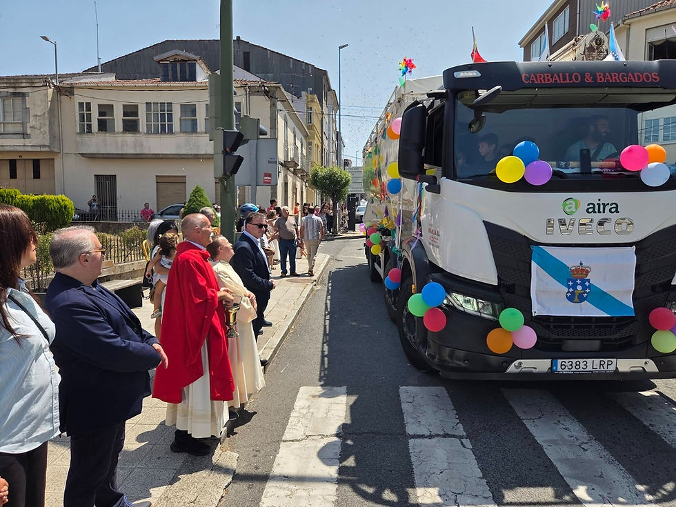 San Cristovo de Monterroso, unha cita marcada pola devoción e a bendición dos vehículos