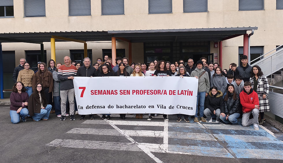 O IES Marco do Camballón concentrarase todos os martes para reclamar profesorado de Latín e Grego