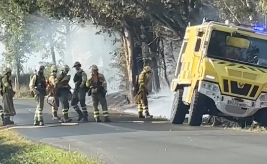 A Unidade de Policía Nacional adscrita de Galicia esclarece un incendio no concello de Silleda