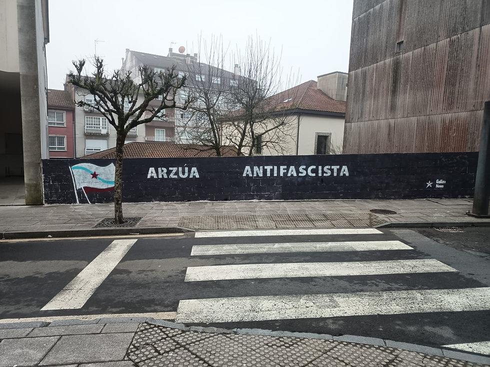 O PP de Arzúa denuncia "unha nova pintada política con selo de Galiza Nova"
