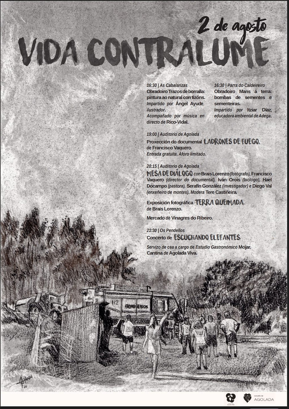 Vida Contralume converterá Agolada nun espazo de reflexión sobre os incendios e o territorio o día 2