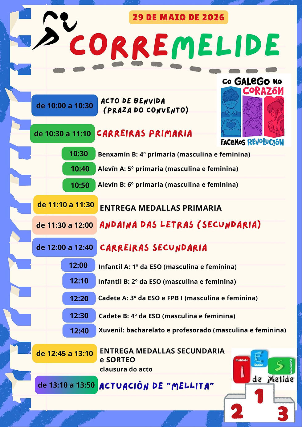 O Corremelide celebra mañá, 29 de maio, a súa XXIII edición