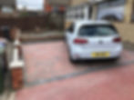 After driveway installation