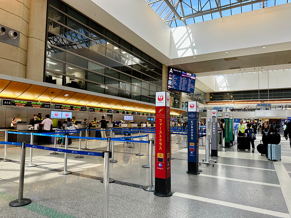 Japan Airlines Check-In Los Angeles