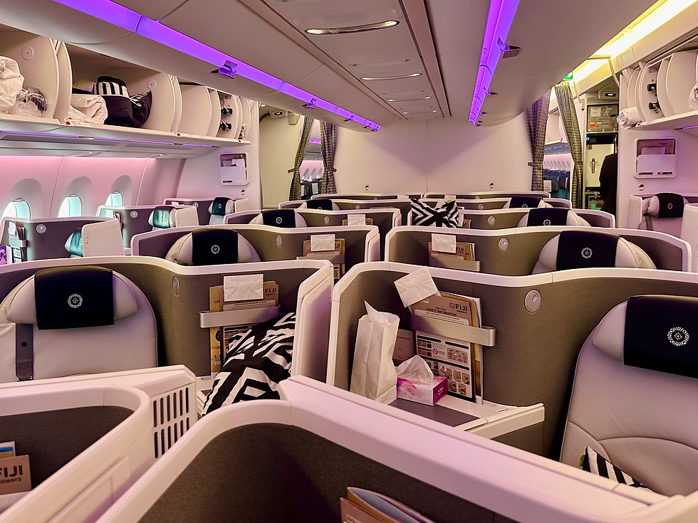 Fiji Airways A350 Business Class Cabin