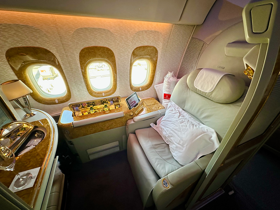 Emirates 777-300ER First Class Cabin