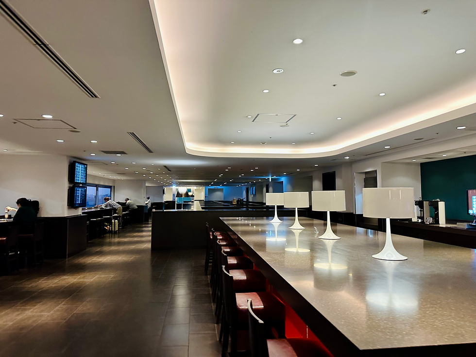 Japan Airlines Domestic Lounge Haneda Seating