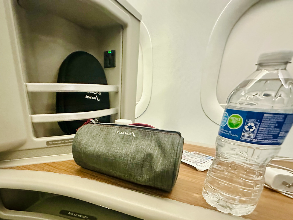 American Airlines Flagship First Class A321T Amenities