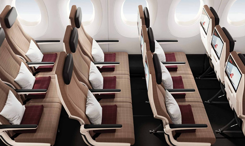 Swiss New A350 Economy Class