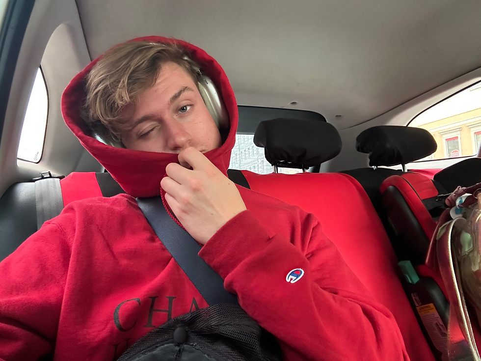 I was dead tired here. Like a bomb had hit me. Bad joke...