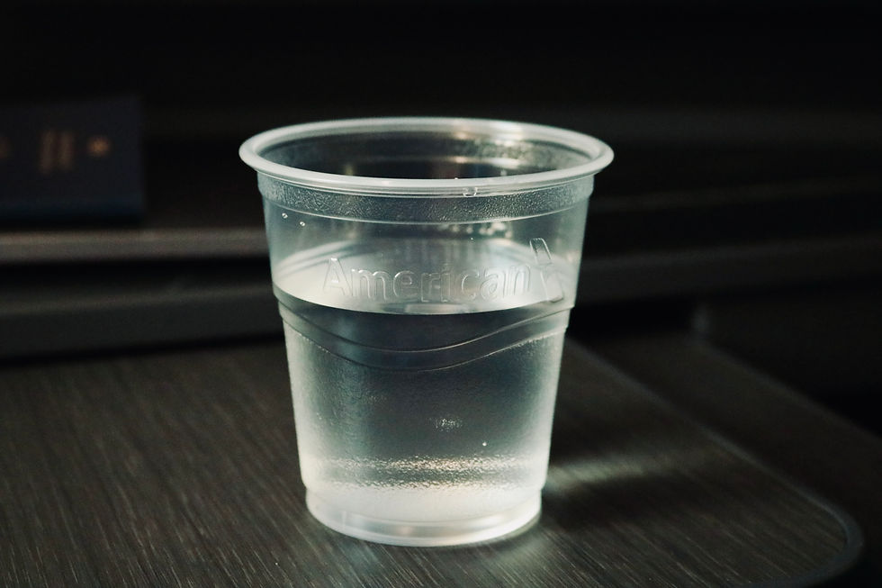 Disappointed that only water was offered, when UA and DL's options are more extensive...