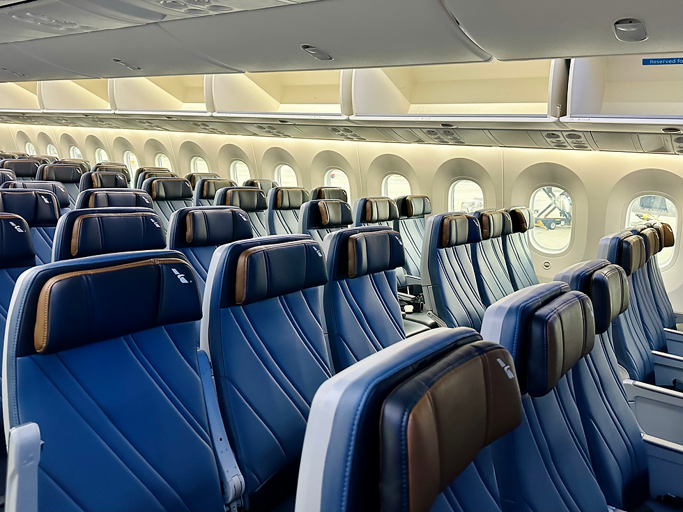 American Airlines 78P Economy Main-Cabin Seats (crazy how much better the camera makes it look lol)