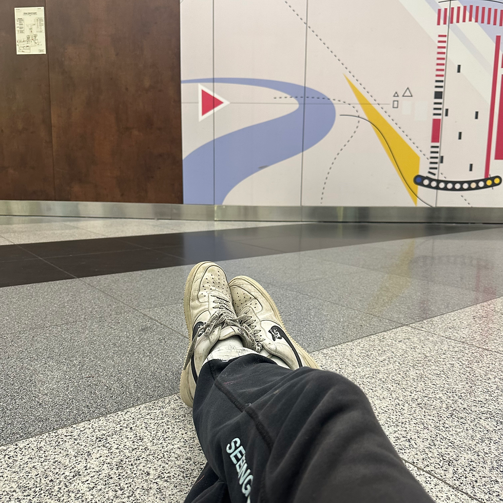 Just kind of chilling out.