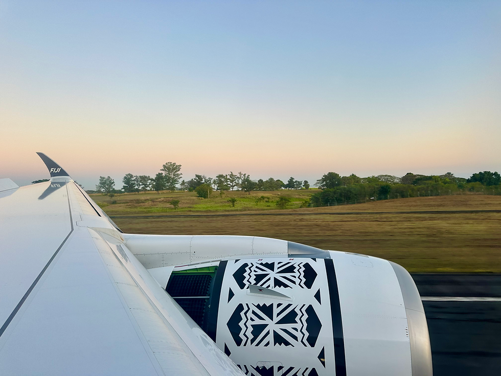 Fiji Airways A350 Landing Into Nadi