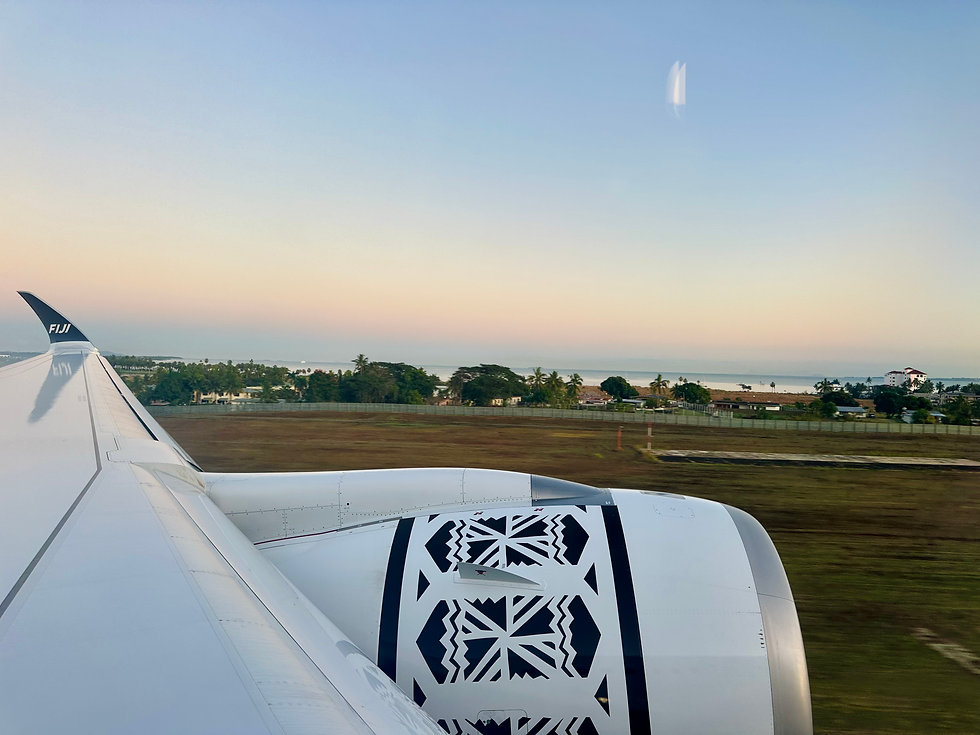 Fiji Airways A350 Landing Into Nadi