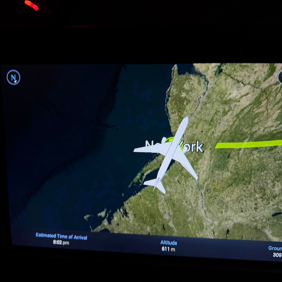 China Airlines Arrival Into New York