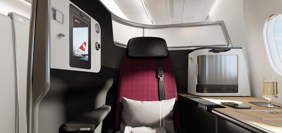 Swiss New A350 Business Class
