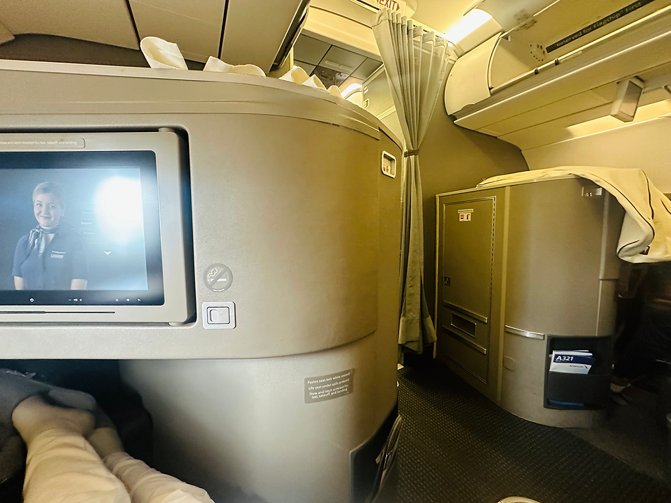 American Airlines Flagship First Class A321T Cabin