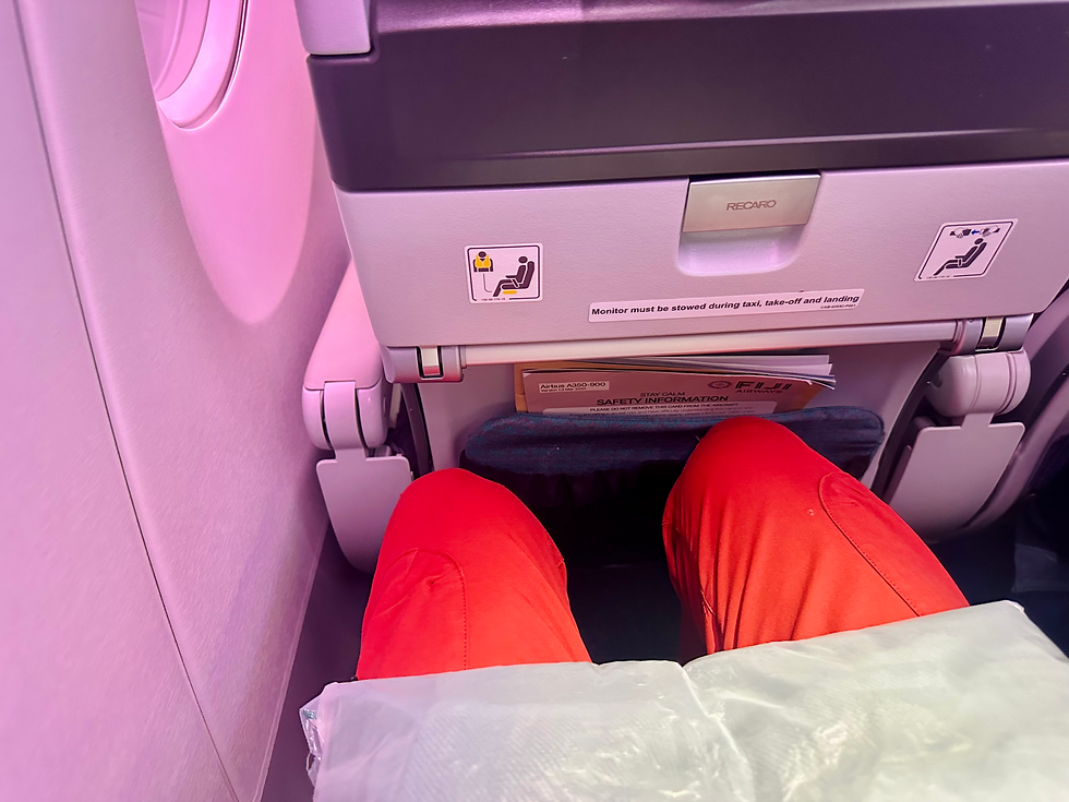 Legroom on the Fiji Airways A350