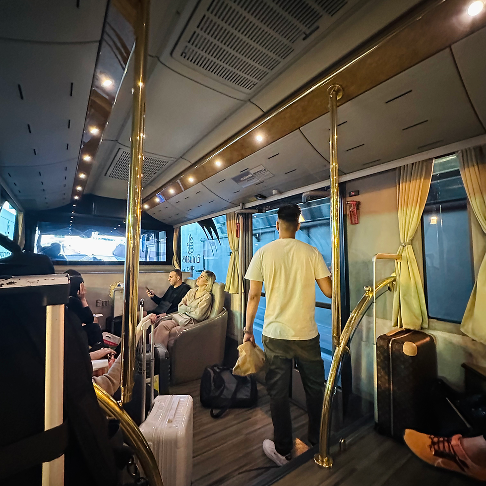 Emirates First Class Bus