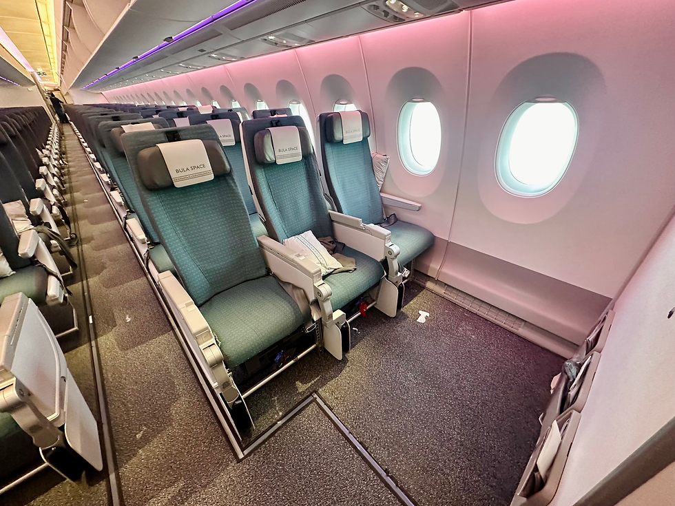 Fiji Airways A350 Exit Row Seats
