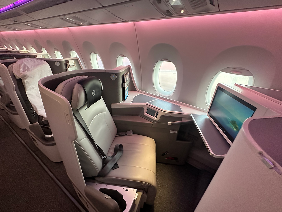Fiji Airways A350 Business Class Seat