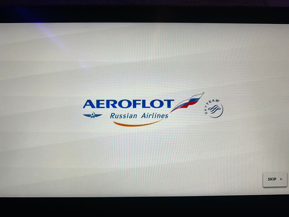 Aeroflot A350 IFE Selection