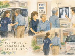 千葉市若葉区福祉タクシーこころ音（こころね）内科受診同行
