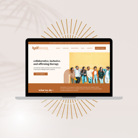 Halfmoon Mental Health & Wellness Website