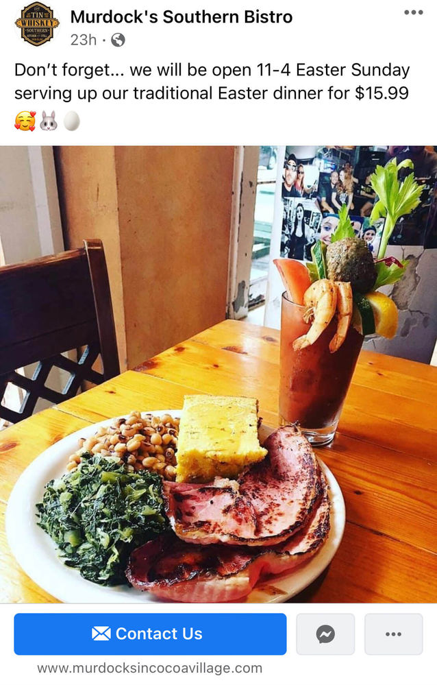 Easter Brunch, Easter Dinner or Easter ToGo! Top places for Easter in