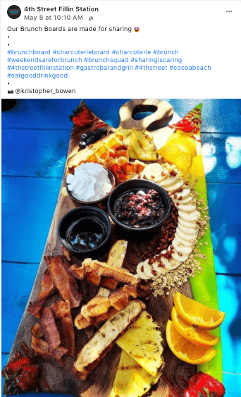 Brunch Board at 4th Street Fillin Station