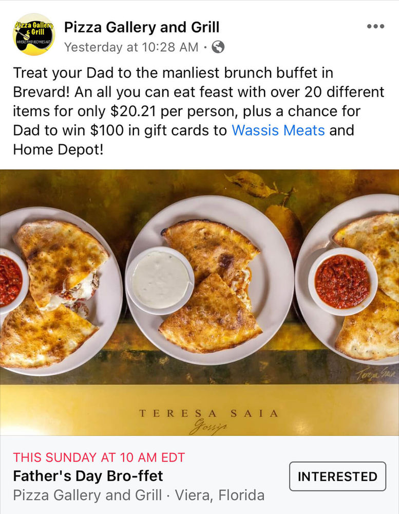 Father's Day Restaurant Specials near me in Brevard Menus, Brunches