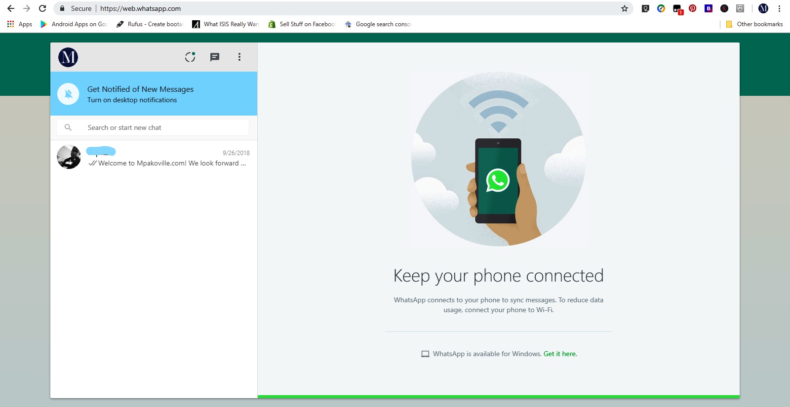 whatsapp installation procedure