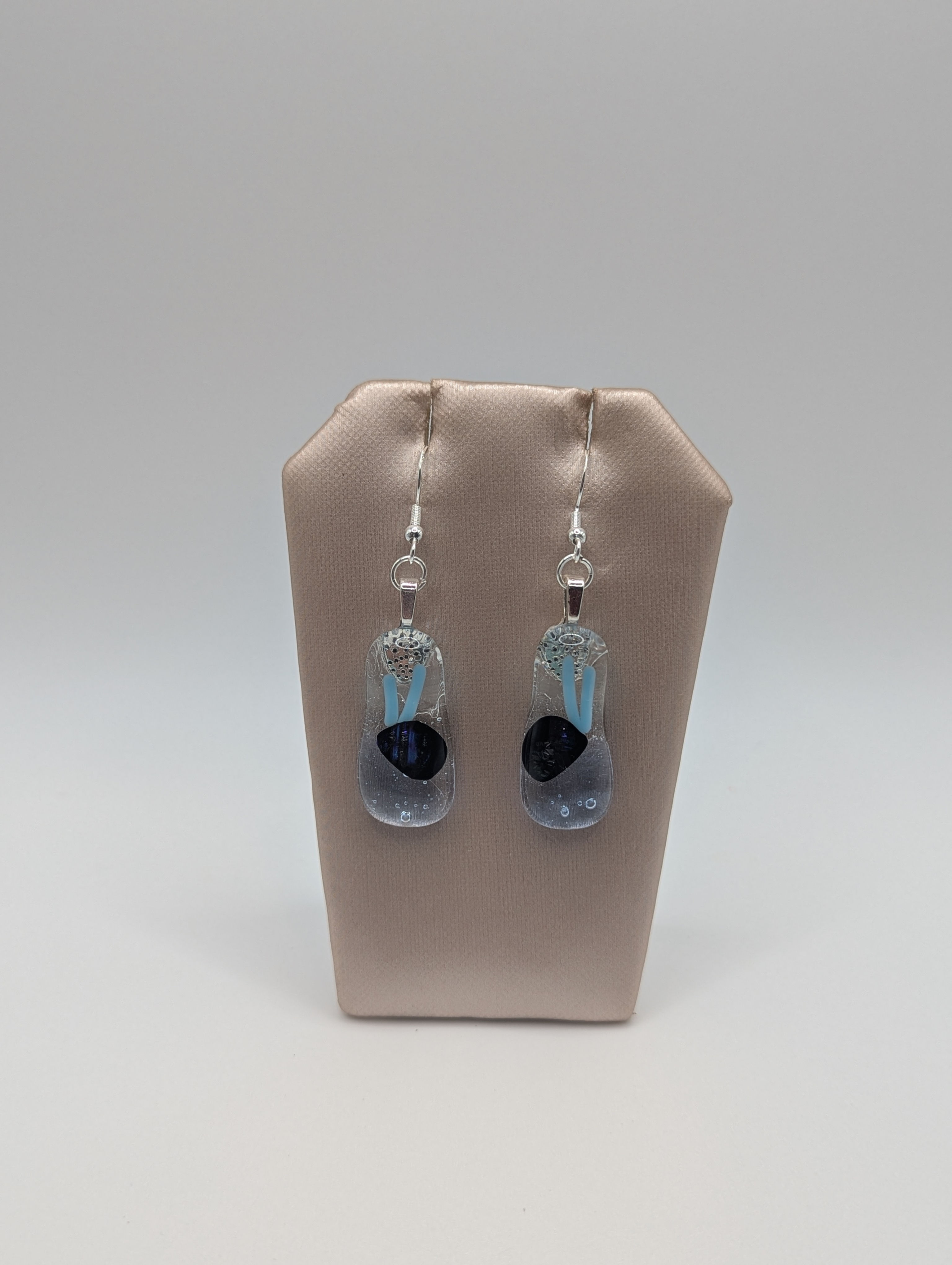 "Here's looking at you" Glass Earrings
